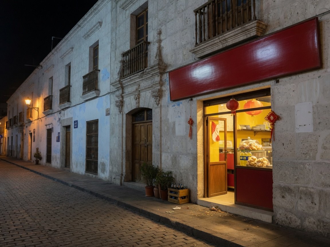 Fachada de Chifa Yuan Fen en Calle Consuelo, Arequipa