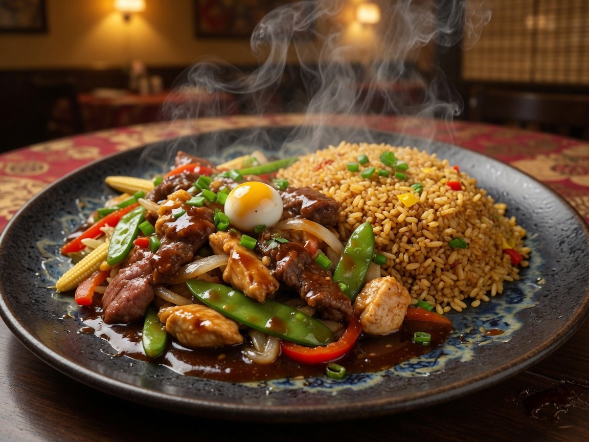Taypa con chaufa en Chifa Yuan Fen